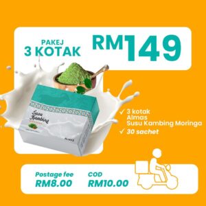 3 Kotak Susu Kambing Moringa